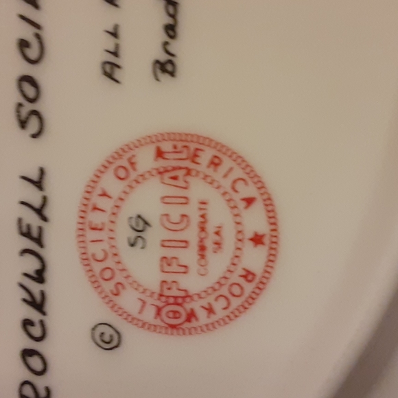 Knowles Norman Rockwell Ltd Ed  "Dreaming In The Attic"  Certified Stamp NWOT - Picture 4 of 11